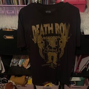 Crooks & Castles Black and Gold Graphic Tee